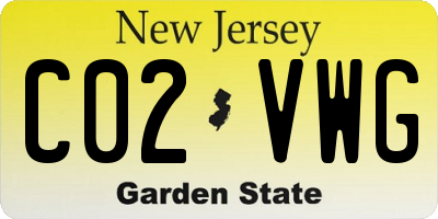 NJ license plate C02VWG