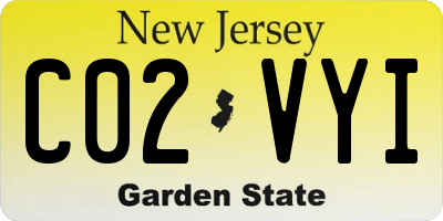 NJ license plate C02VYI