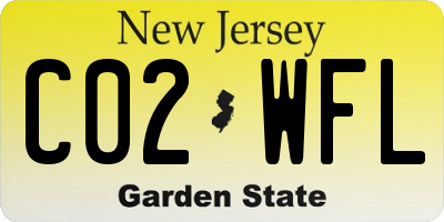 NJ license plate C02WFL