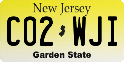 NJ license plate C02WJI