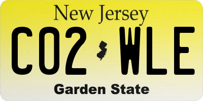 NJ license plate C02WLE