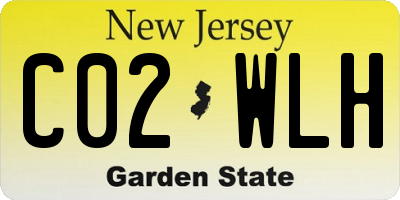 NJ license plate C02WLH