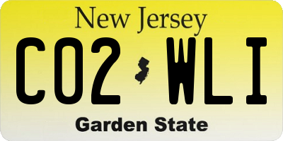 NJ license plate C02WLI