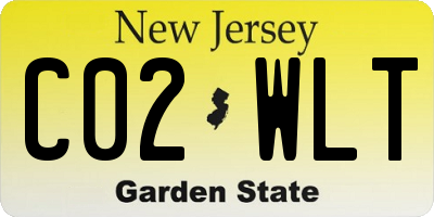 NJ license plate C02WLT