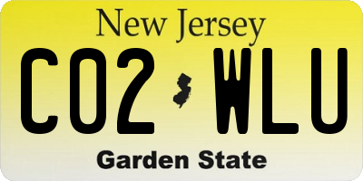 NJ license plate C02WLU