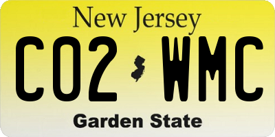 NJ license plate C02WMC