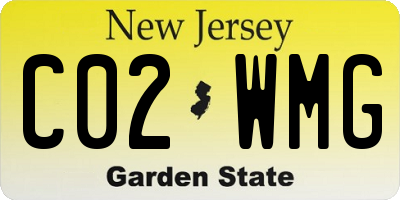 NJ license plate C02WMG