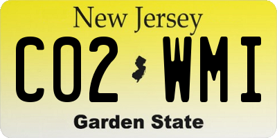 NJ license plate C02WMI