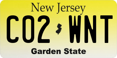 NJ license plate C02WNT