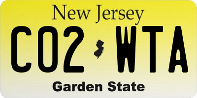 NJ license plate C02WTA
