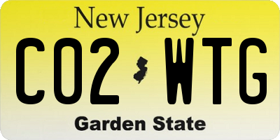 NJ license plate C02WTG