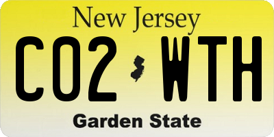 NJ license plate C02WTH
