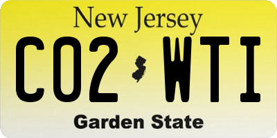 NJ license plate C02WTI