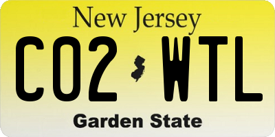NJ license plate C02WTL