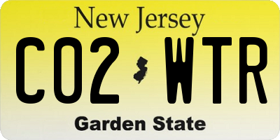 NJ license plate C02WTR