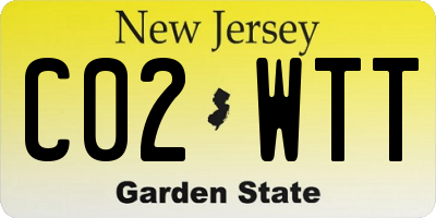 NJ license plate C02WTT