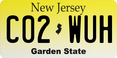 NJ license plate C02WUH