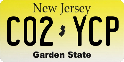 NJ license plate C02YCP