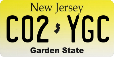 NJ license plate C02YGC