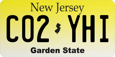 NJ license plate C02YHI