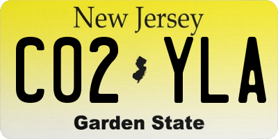 NJ license plate C02YLA