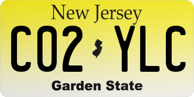 NJ license plate C02YLC