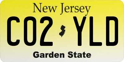 NJ license plate C02YLD