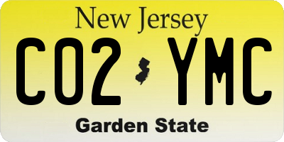 NJ license plate C02YMC