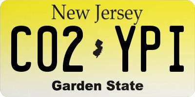 NJ license plate C02YPI