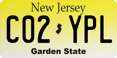 NJ license plate C02YPL