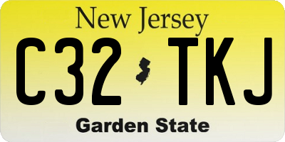 NJ license plate C32TKJ