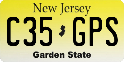 NJ license plate C35GPS