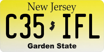 NJ license plate C35IFL