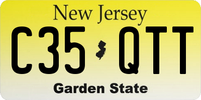 NJ license plate C35QTT