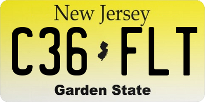 NJ license plate C36FLT