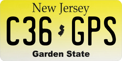 NJ license plate C36GPS