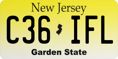NJ license plate C36IFL