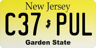 NJ license plate C37PUL