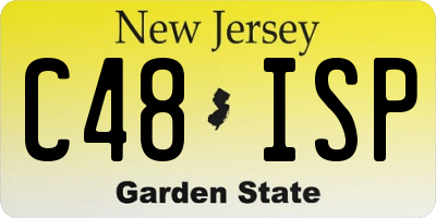 NJ license plate C48ISP