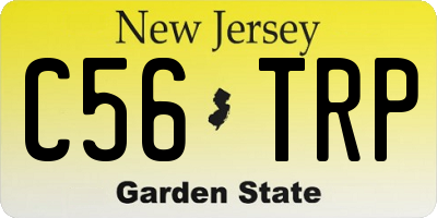 NJ license plate C56TRP