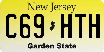 NJ license plate C69HTH