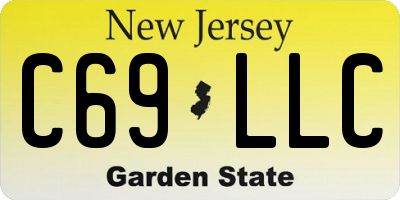 NJ license plate C69LLC