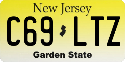 NJ license plate C69LTZ