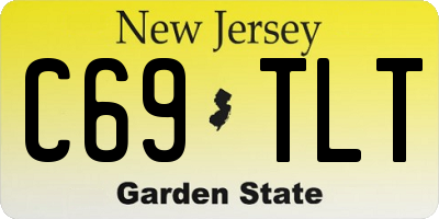 NJ license plate C69TLT