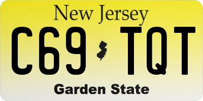 NJ license plate C69TQT