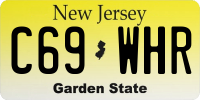 NJ license plate C69WHR