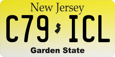 NJ license plate C79ICL