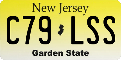 NJ license plate C79LSS