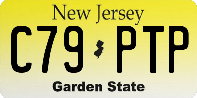 NJ license plate C79PTP