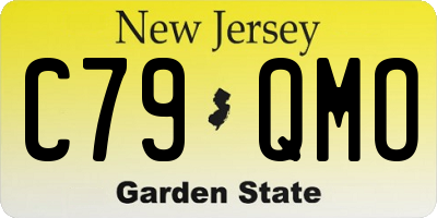 NJ license plate C79QMO